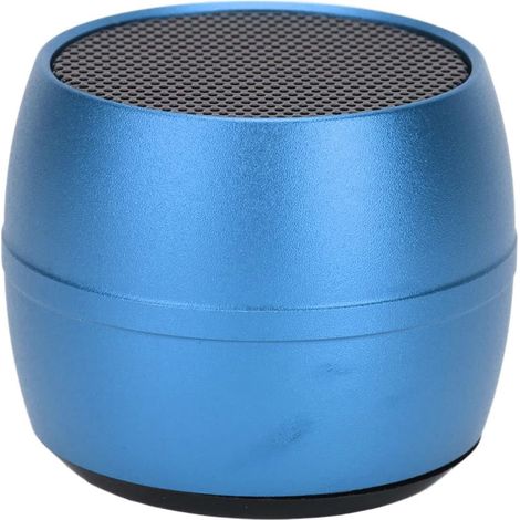 Mini Haut-Parleur Bluetooth étanche IP67 BT 5.0 Portable sans Fil avec Micro et Chargement USB pour Douche et Voiture en Extérieur (Blue) (1/5)