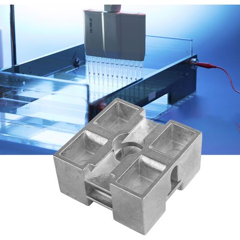 Mittelblock aus verzinkter Zinklegierung, 50 x 50 mm Metallabstandshalter Z030M (1/5)