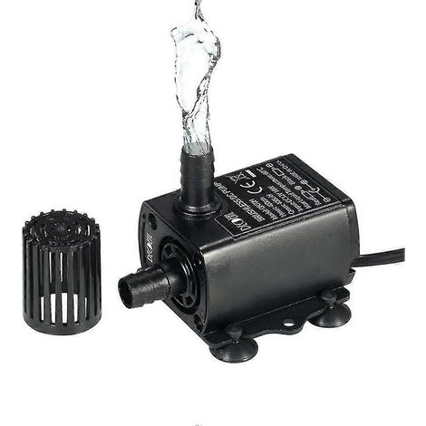 DC 12V 400l/h Ultraleise Mini-Bürstenlose Solarmotor-Kaltwasser-Umwälzpumpe (1/3)
