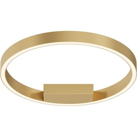 Plafoniera LED ring moderna ottone/bianco 24W Maytoni RIM (1/2)