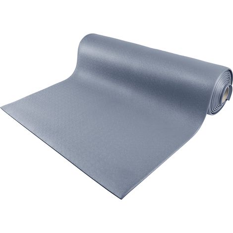 Miltex, Tapis de poste de travail Yoga au mètre Super, gris, (1/3)