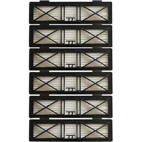 Lot de 6 filtres HEPA pour Neato Botvac D7 D3 D4 D5 D6 D70 D75 D80 D85 pour filtres Neato Botvac 75e 80 85 pièces, (1/4)