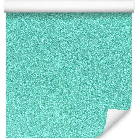 Papier peint à paillettes menthe et mer pour salon et chambre 50x1000 cm (1/5)