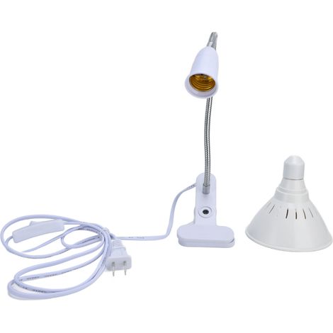 Lampe De Croissance Pour Plantes - 126 LED 2835 (90 Rouges + 36 Bleues) - Spectre 450-460 nm - Collier Clip Et Coupelle Rotative 360° - E27 - 110-240 V (1/5)