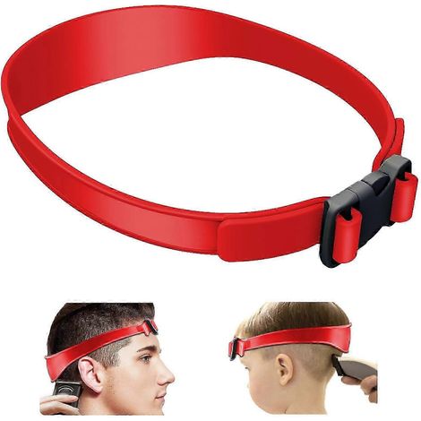 Gabarit de rasage tendance pour bandeau et nuque, guide de coupe de cheveux pour une coupe à domicile facile et rapide. (1/5)