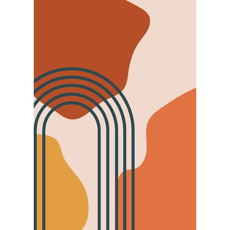 Papier peint panoramique - Boho - 180 cm x 255 cm (1/2)