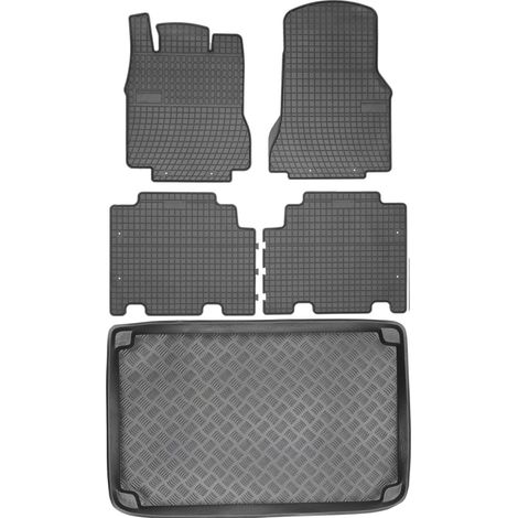 Juego de alfombrillas de goma para coche y maletero para Mercedes Clase A W168 Hatchback (1997-2004).