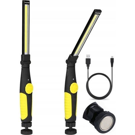 WERKSTATTLAMPE KLAPPBAR STIFT STARK KABELLOS EINSTELLBAR MANUELL (1/5)