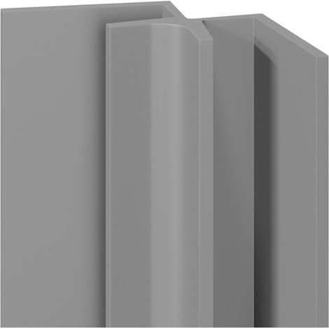 WholePanel 5mm Grey Wall and Ceiling Panel Internal Corner Trim (1/5)