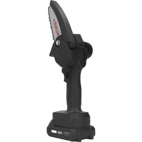 Mini-Leichtbau-Kettensäge, handlich, tragbar, kabellos, wiederaufladbar, für den Garten, 100–240 V, EU-Stecker (1/5)