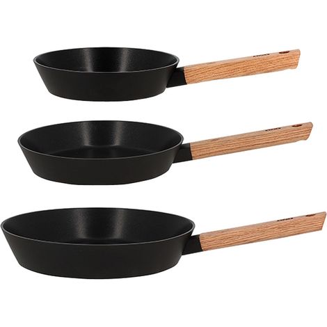 Set de 3 poêles en aluminium, HECTOR (1/4)