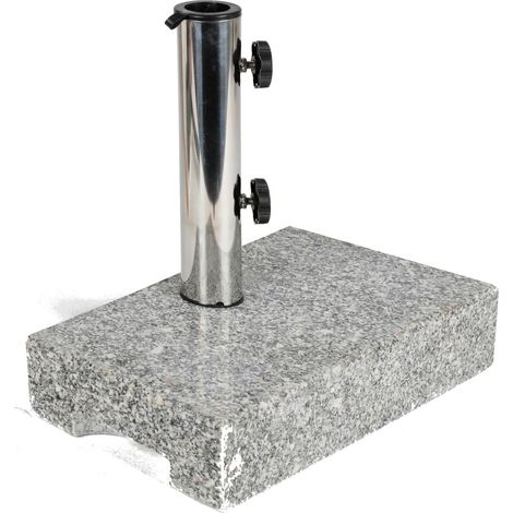 Granit Balkon-Sonnenschirmständer 25kg Schirmständer Schirmfuß Schirmhalter (1/3)