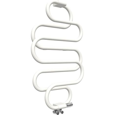 Heizungsbetrieb Handtuchheizkörper - Weiß - Höhe 960mm Breite 600mm - Watt - PER960/600ZXB