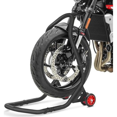 Béquille sous tete de fourche Constands Falcone II leve moto roue avant