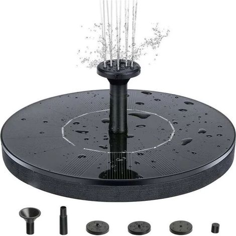 Pompe solaire pour fontaine, kit de pompe à eau solaire circulaire pour bassin, fontaine, baignoire