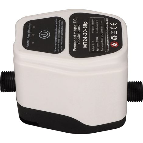 Automatische Druckerhöhungspumpe für Duschen, Umwälzfunktion, Wandmontage, Gleichstrompumpe 100–240 V, EU-Stecker (1/5)