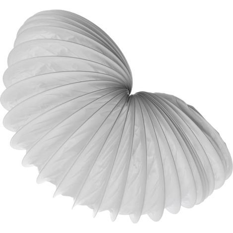 Flexible Air Duct, Diameter 150mm, Length 1m, PVC with Steel Reinforcement, for Cooker Hood and Air Conditioner (1/5)