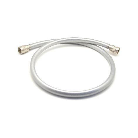 FLESSIBILE DOCCIA ARGENTO METALLIZZATO FC 1/2 X FC 1/2- cm 60- DH- pezzi 1
