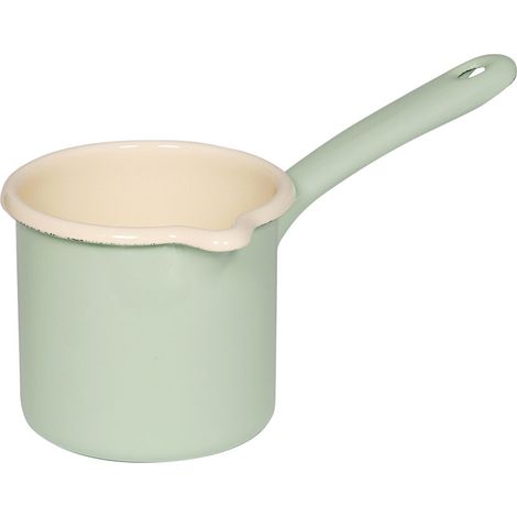 Riess, vaso con beccuccio e manico smaltato 10 cm, 0,75 litri