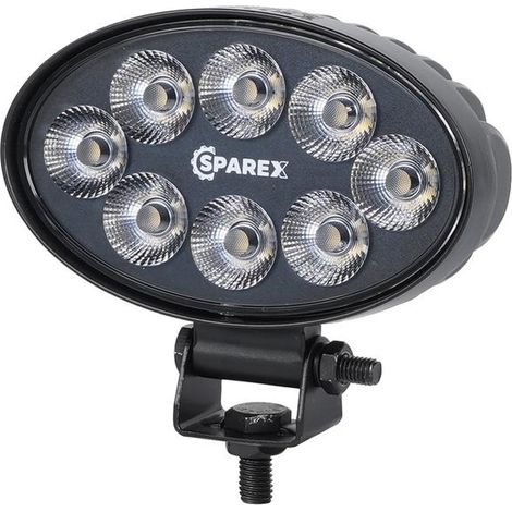 Phare à LED ovale 32W (8 LED de 4W)
