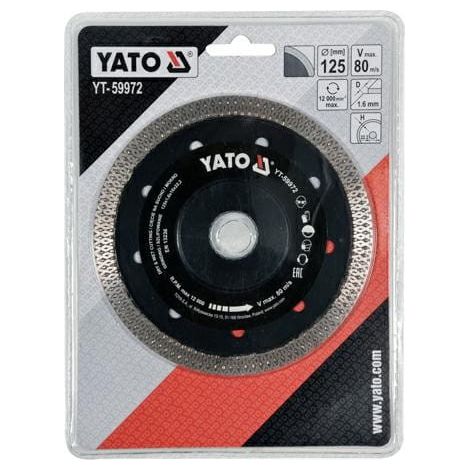 Disco da taglio per ceramica da 125 mm YT-59972 Yato