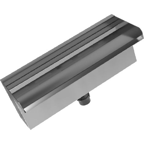 Trop-plein de Bassin en Cascade, Installation Facile, Finition Polie, Bec d'eau en Acier Inoxydable, sans Fuite, Grande Ouverture avec Connecteur de Piscine (400MM) (1/5)