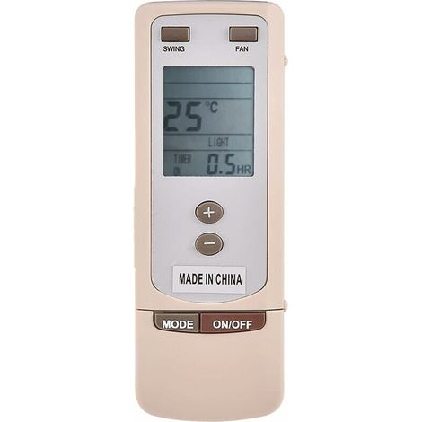 Télécommande de remplacement Gree Y512 Y502 – Portée 10 m – Matériau ABS durable – Alimentation 2 piles AAA non incluses (1/5)