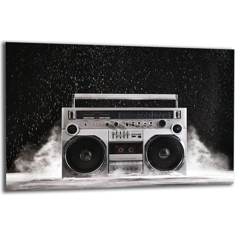 PLAQUE DE PROTECTION EN VERRE POUR CUISINIÈRE 80x52 RADIO (1/5)