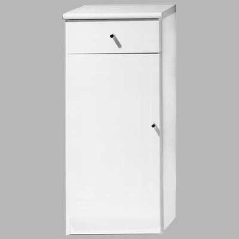 BASE SINGOLA CON CASSETTO BIANCA - -