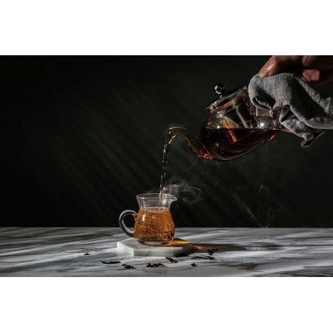 Infuseur à thé acier inoxydable avec couvercle usage quotidien (1/4)