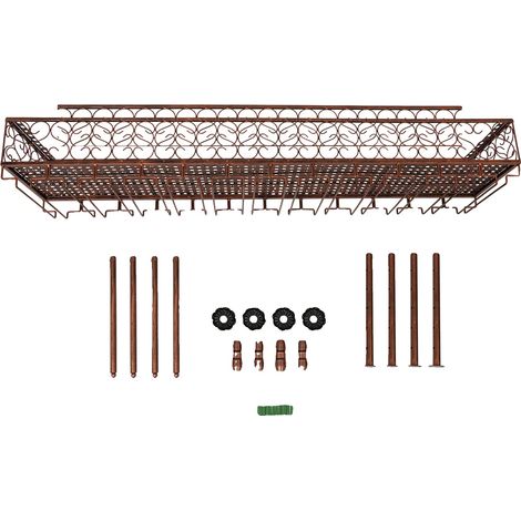 Cantina vini, altezza regolabile, design moderno, bronzo (1/2)