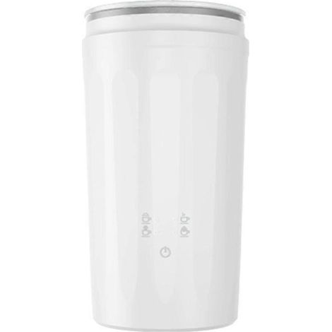 Tasse à mélanger 300 ml, mousseur à lait électrique magnétique rotatif, mug mélangeur automatique pour café et lait froid, prise européenne (1/5)