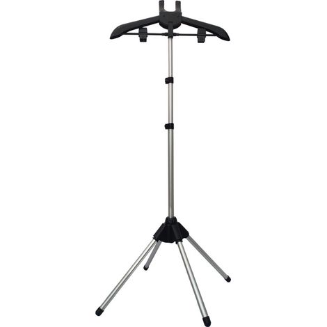 Percha vaporizadora portátil, telescópica y plegable, para hoteles, fábricas de ropa y particulares.