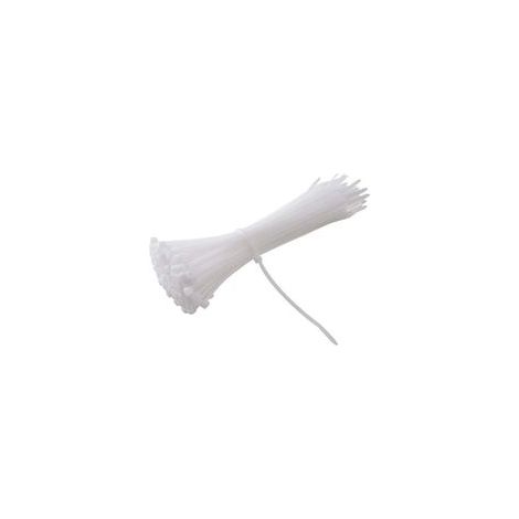 Fascette stringicavo in nylon 6/6 da 200 mm x 3,6 mm – Resistenza alla rottura 18 kg – Confezione da 100 – Uso esterno e industriale – Da -25 °C a 80 °C (1/3)