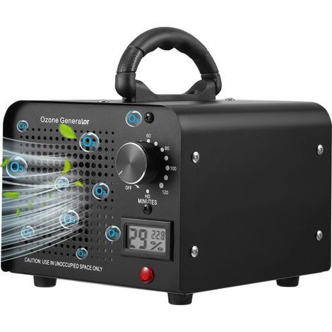 Generador de ozono de alta eficiencia, con indicador de temperatura y humedad, 220 V UE. (1/2)