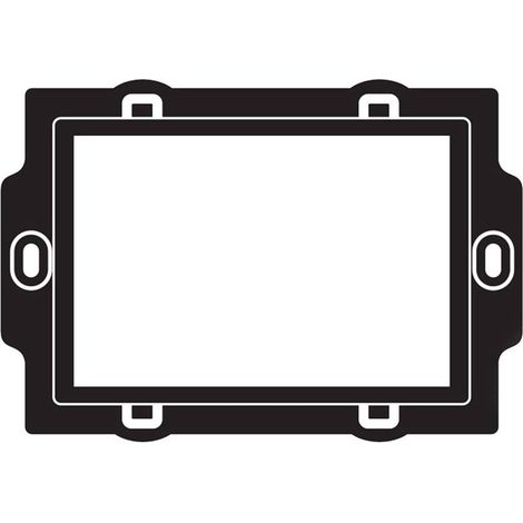 SUPPORTO MODELLO 'PL' PER SERIE PLAIN 3 moduli