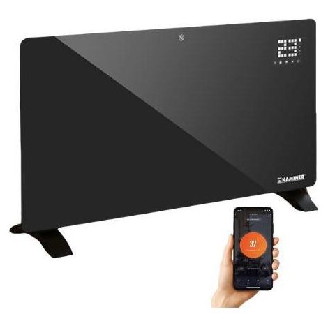 Chauffage électrique en verre Zelva Kaminer 26572
