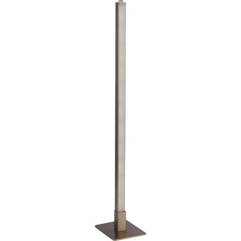 [GEBRAUCHT] B-Ware Searchlight Tischleuchte Lampe Led Tribeca Silber Weiß Stahl Kunststoff 50cm Cct