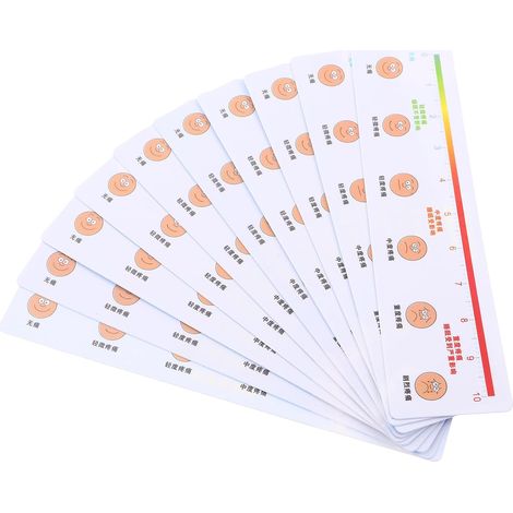Vaguelly Lot de 10 règles mesure en plastique 16 x 4 cm pour (1/5)