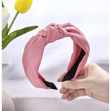 Fascia turbante realizzata in tessuto, decorazione per capelli PER il suo ballo alla moda ed elegante