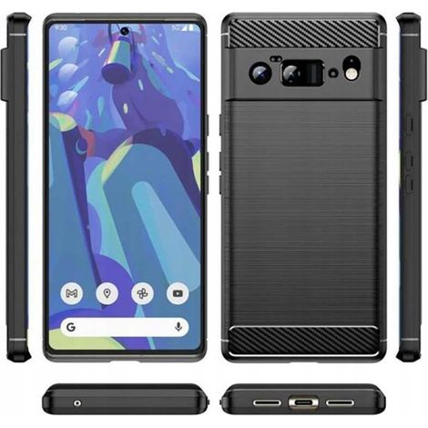 Elegante custodia in fibra di carbonio per Google Pixel 6A (1/5)