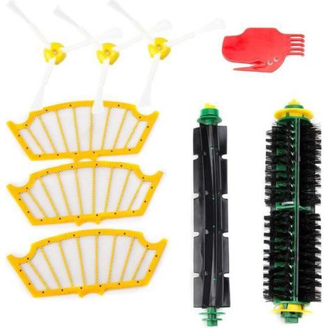 Kit Accessoires Roomba Serie 500 - Pour Modèles 510 520 530 531 532 537 540 550 560 570 580 - 9 Pièces