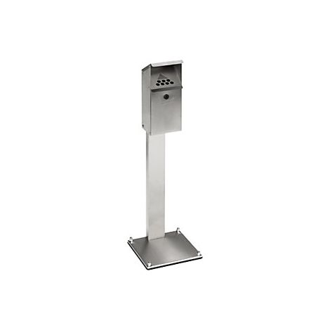 VAR Posacenere autoportante in acciaio inox capacità 3 7 l