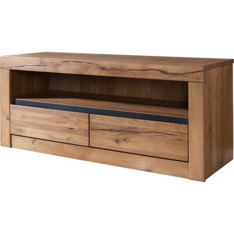 mobile TV in legno di Quercia Selvatica/ Cerro 115x42x49 quercia naturale oliato MONTREUX 103 (1/3)