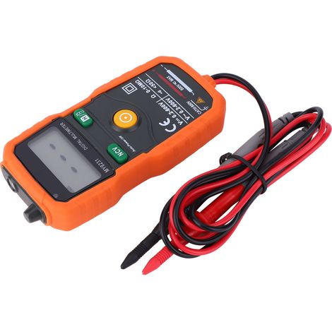 Multimètre numérique de poche MY8231 avec écran LCD : mesure de tension, courant et résistance/capacité en courant continu et alternatif. (1/5)