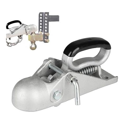 Tow Ball for Trailers, Capacity up to 2000 kg Cast Steel Universal Car Hitch Ball for 70mm Square Tube Heavy Duty Tow Ball for Trailers and Caravans (1/5)