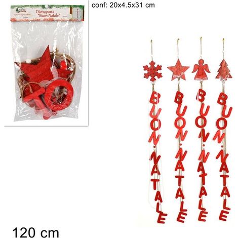 APPENDINO LEGNO “ BUON NATALE”,PREZZO CAD UNO, INDICARE IL MODELLO
