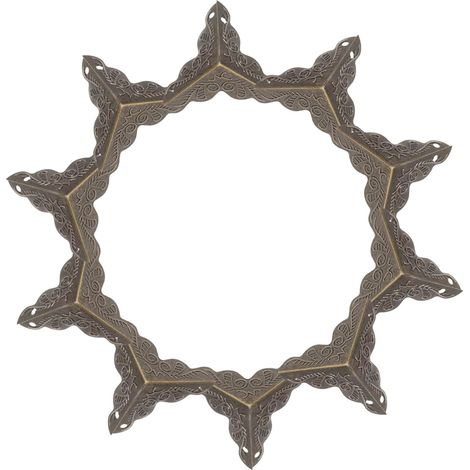 Coins décoratifs pour meubles - marron - zinc - style vintage (1/5)