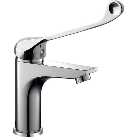 Kibath Grifo Medical maneta larga monomando DEN acabado CROMO brillo fabricado en latón (1/2)