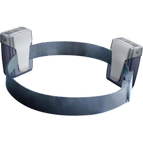 Lot de 2 ventilateurs de taille portables à porter à la ceinture pour le jardinage, l'escalade et le vélo (1/5)